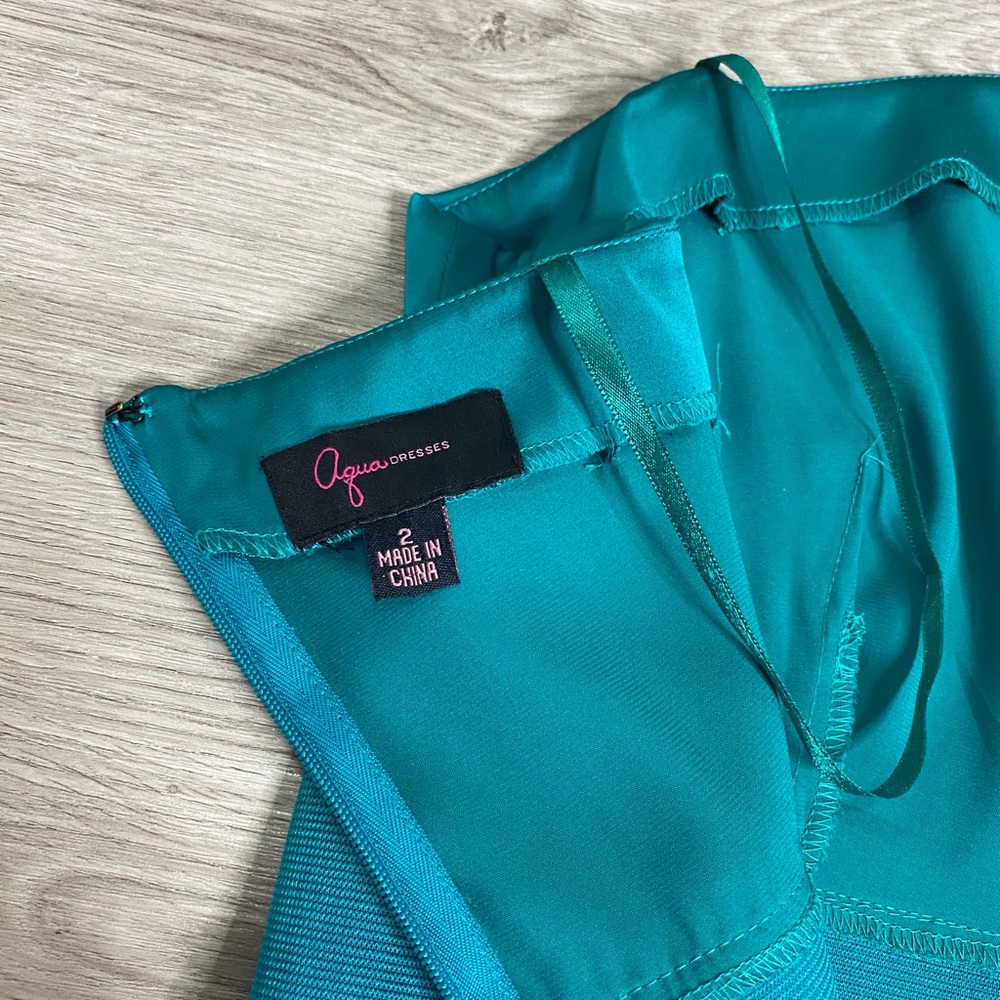 Aqua Cocktail Dress - Picture 7 of 12
